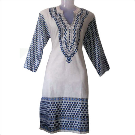 Cotton Ladies Kurtis - Finest Quality Fabric, Bulk Pack Availability | Certified Materials, Quality Assurance