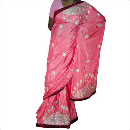 Pink Color Silk Saree