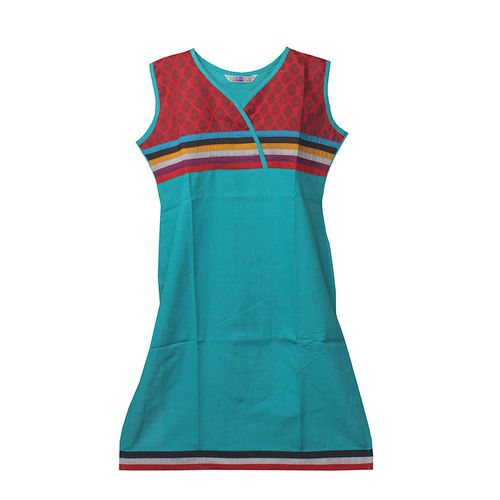 Stainless Steel Sleeveless Kurtis