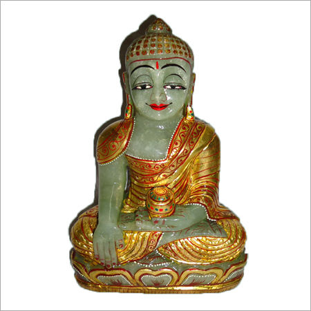 Semi Precious Buddha Statue