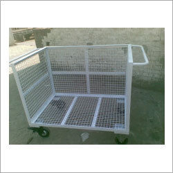 Manual Stainless Steel Luggage Trolley