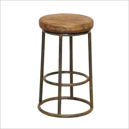 Aluminum Alloy Round Top Bar Stool