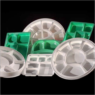 Disposable Plastic Compartment Plates