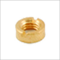 Brass Round Slotted Nuts