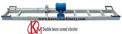 Double Beam Screed Vibrator