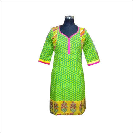 Semi-Automatic Fancy Short Kurtis