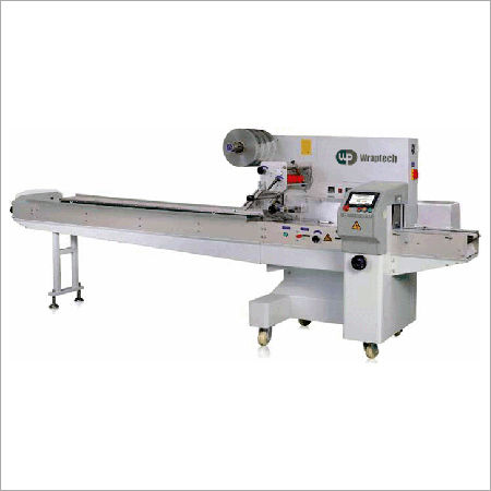 Top Film Loading Rotary Flow Wrap Machine