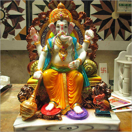 Marble Ganesh Murti Dimension(L*W*H): 1540*1050*1040 Millimeter (Mm)