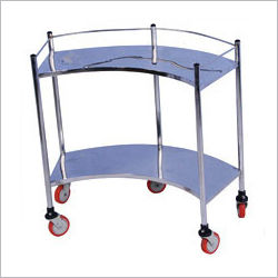 Curved Trolley Stainless Steel