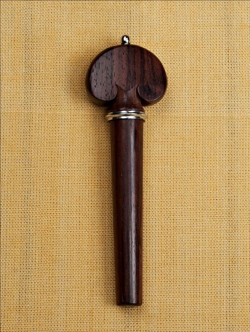 Violin Peg Heart Rosewood