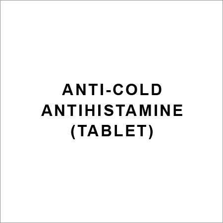 Anti Cold Antihistamine Tablet