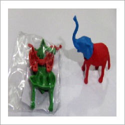 Yellow Promotional Plastic Elephant Toys