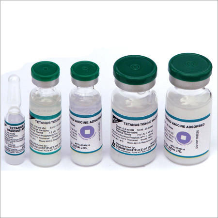 tetanus vaccine bottle
