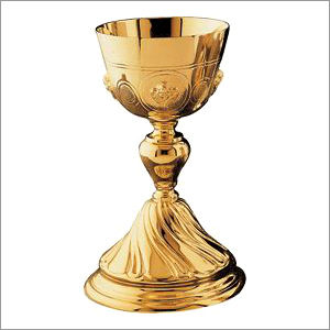 Gold Plated Brass Chalice