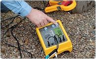 Earth Ground Tester - Advanced Impedance Measurement System | 3- & 4-Pole Fall-of-Potential, Selective, Stakeless & 2-Pole Testing