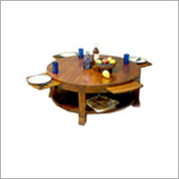 Wooden Round Table