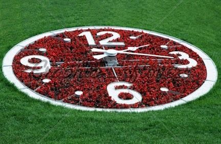 Designer Floral Clocks