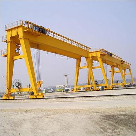 Blue Gantry Cranes