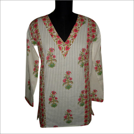 Cotton Printed Ladies Kurtis