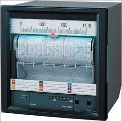 Strip Chart Recorder - Mild Steel, 120mm Chart Size | 6 Pen Dotted Line, LED Display, Temperature Range -10Â°C to 60Â°C