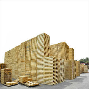 Two Way Wooden Pallets - Premium Quality Solid Wood, Termite Resistant and Fireproof, Exceptional Durability and Reliability