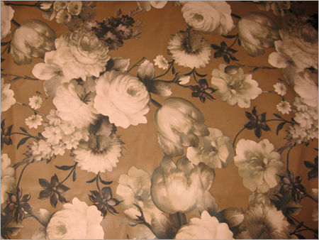 Floral Leather Fabric