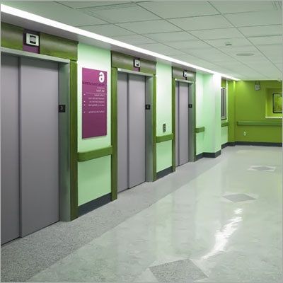 Hospital Elevators - Stainless Steel, Capacity for 13-26 Passengers | High-Speed Range of 0.35 m/s to 1.5 m/s, Automatic Doors