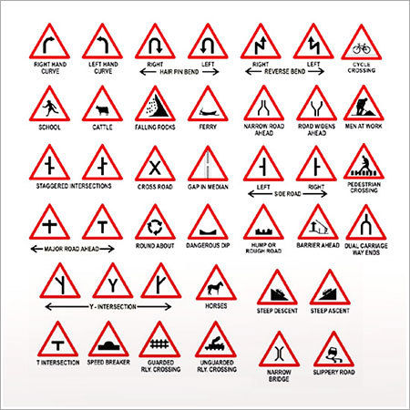 Plastic Cautionary Road Signs at Best Price in Pune | Chaitanya Engg ...