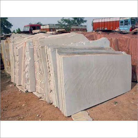 Machine-Cut Beige Sandstone Slab