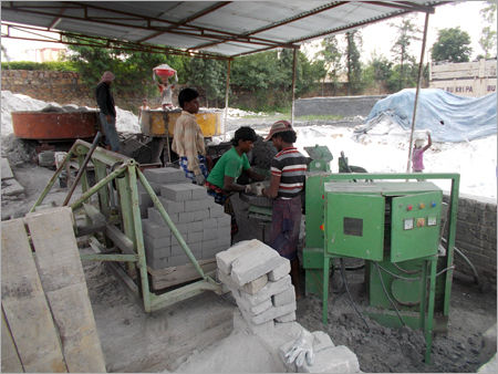 Red Fly Ash Cement Bricks