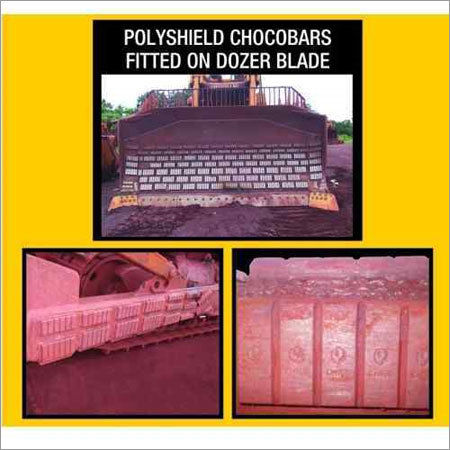 POLYSHIELD Chocobars Fitted On Dozer Blade