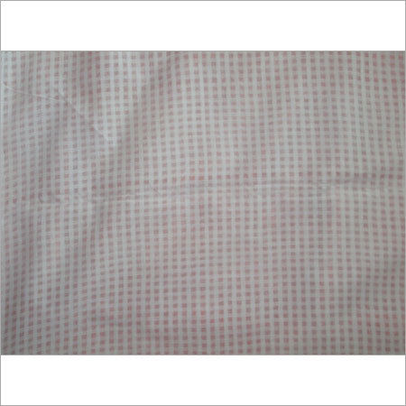 Checked Khadi Fabric