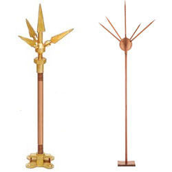 Copper Lightning Arrester - Heavy Copper Coating, High Performance | Low Maintenance, Highly Durable, Cost Effective