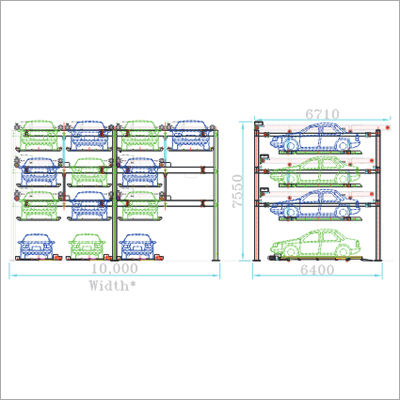 Over Ground Puzzle Parking System