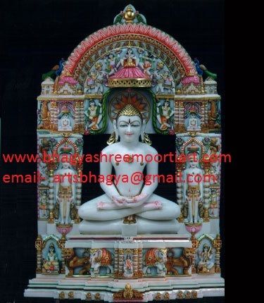 White Marble Buddha Statue