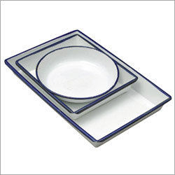 Enamel Trays & Bowl