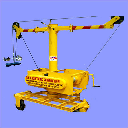 Measuring boom Type Crane