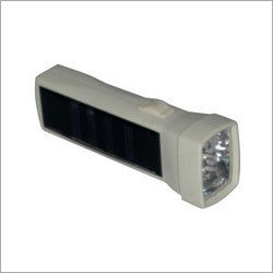 Solar LED Torch - 6V SMF Battery, High Powered 48-Hour LED Duration | AC/Solar Charge Capability, Long-Lasting Quality