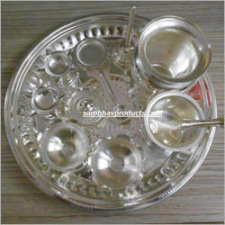 As Per Requirement Stainless Steel Silver Plated Sets