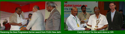 AWARDED BY PUSA UNIVERSITY NEW DELHI INDIA