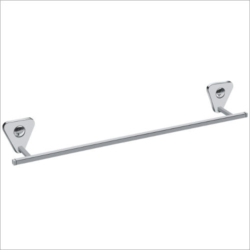 Chrome Finish Brass Single Towel Rail