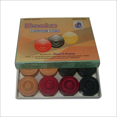 Carrom Coin - Premium Smooth Finish | High-Quality Design for Clubs and Recreational Sports