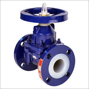 Lined Diaphragm Valve - CS / SS Body with 3mm Thick Lining | Ideal for Pharmaceutical and Chemical Applications, Abrasive Resistance, and Anti-Corrosive Properties