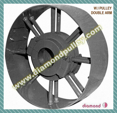 Wrought Iron Double Arm Pulley