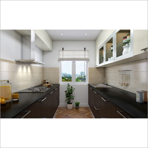 Manual Amarula Parallel Modular Kitchen