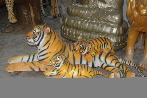 Fiberglass Tiger Statue