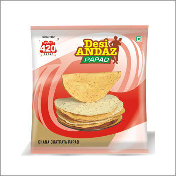 Chatpata Chana Papad