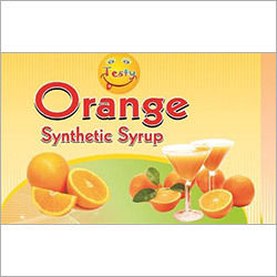 Orange Synthetic Syrup