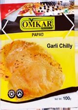 Omkar Garlic Chilly Papad