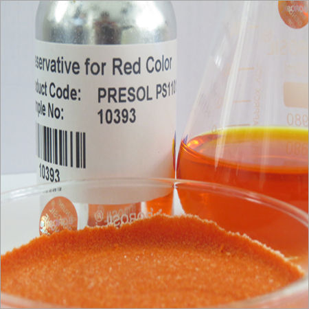 Red Color Presol Preservative